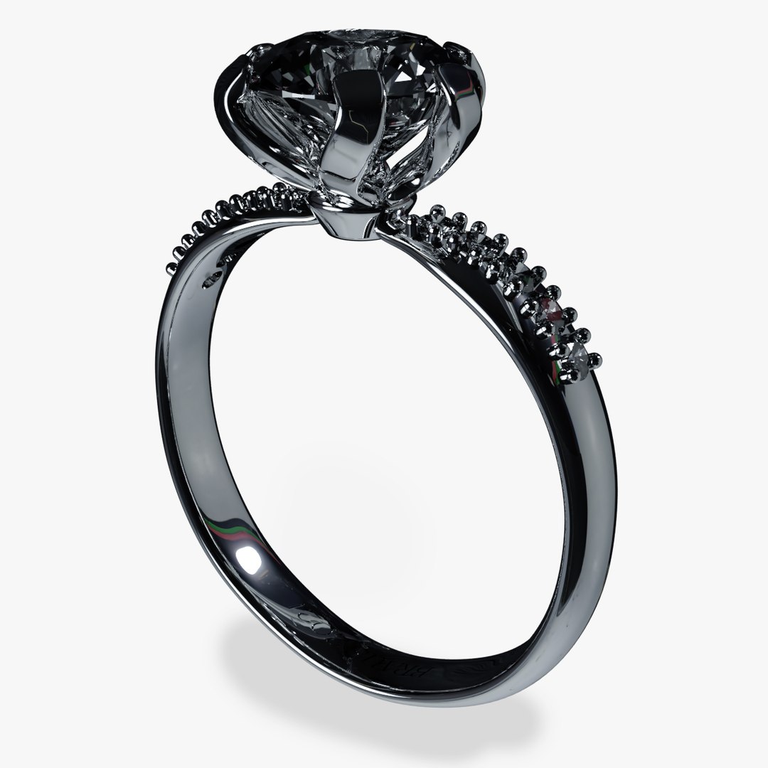 3D Engagement ring model - TurboSquid 1796772