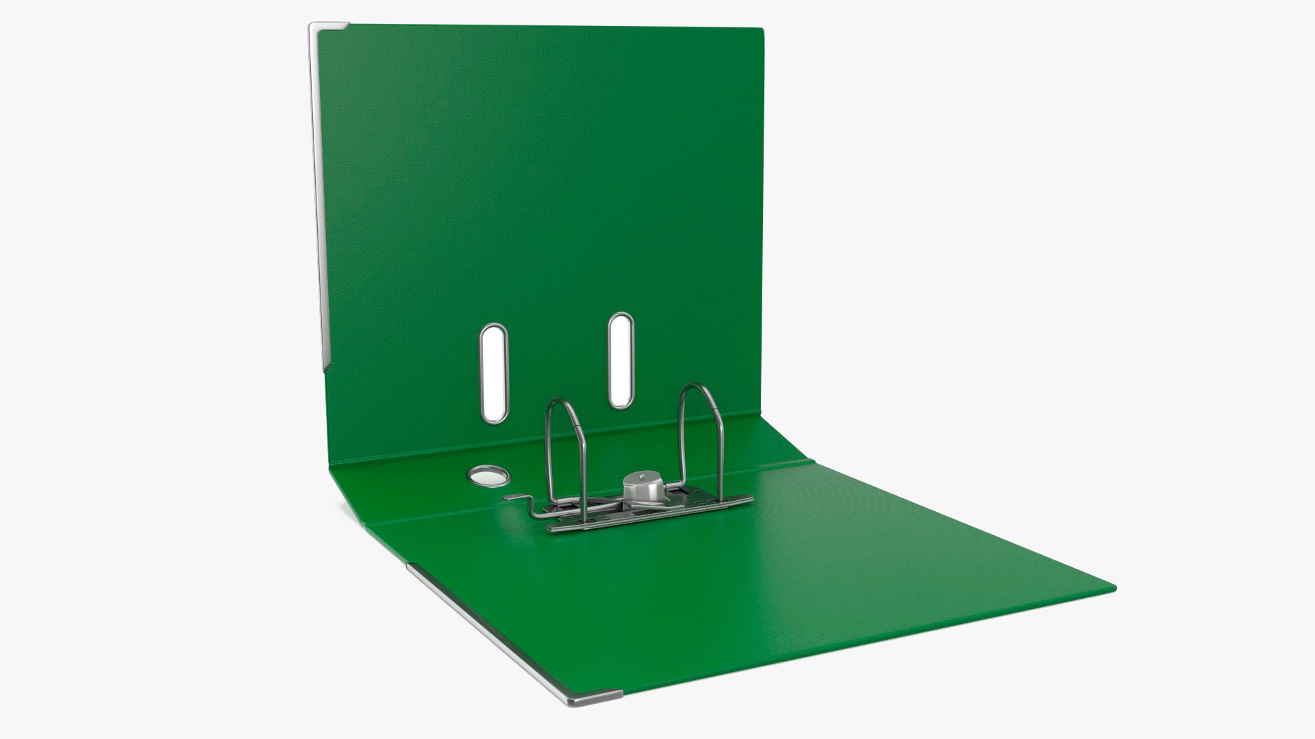 Office Binder with Metal Rings 3D model preview