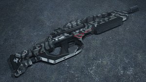 3D model HYPERION TR3 3D Model  Futuristic Energy Rifle  Next-Gen Combat System