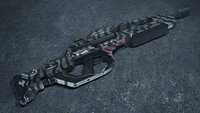 HYPERION TR3 3D Model  Futuristic Energy Rifle  Next-Gen Combat System