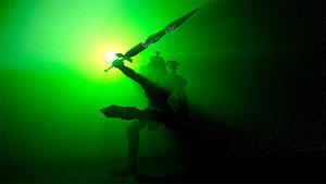 Highlander in pose model