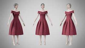 Dress 42 Wine Berry