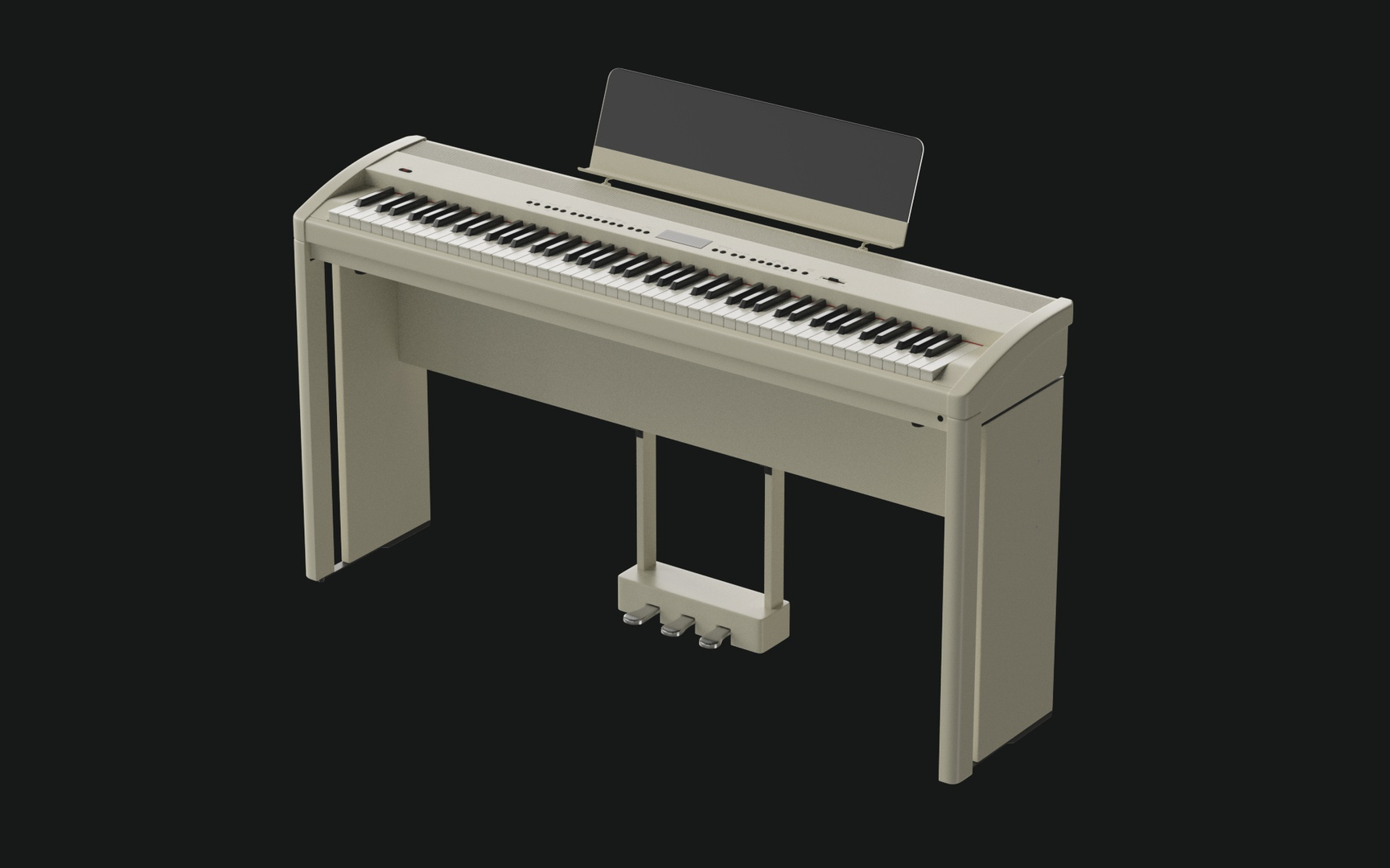 Digital Piano With Stand 3D Model - TurboSquid 1862630