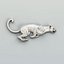 3D Animal decor 002 Running panthers Five poses