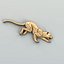 3D Animal decor 002 Running panthers Five poses