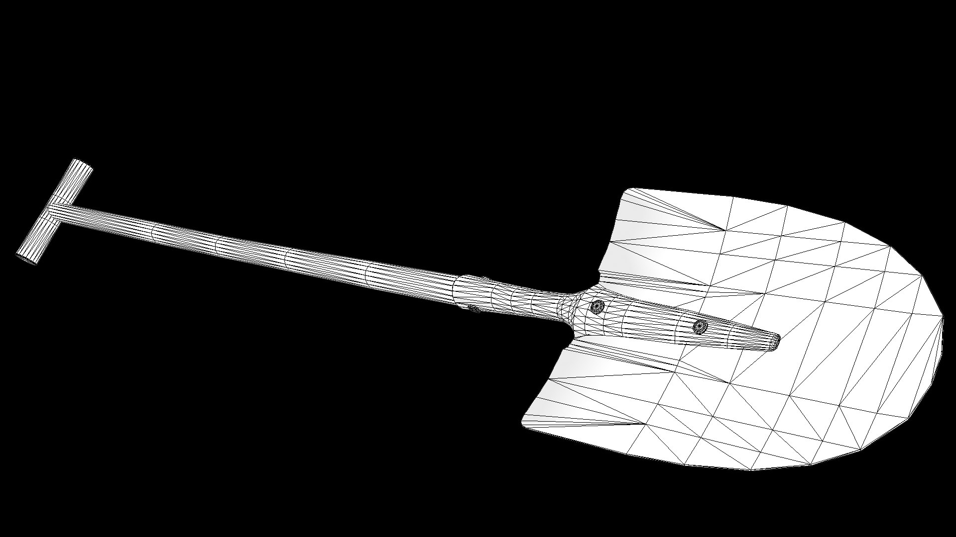 Old shovel pbr 3D model TurboSquid 1321298