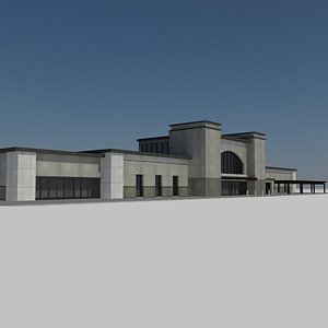 Supermarket Grocery Store Business Building AA1