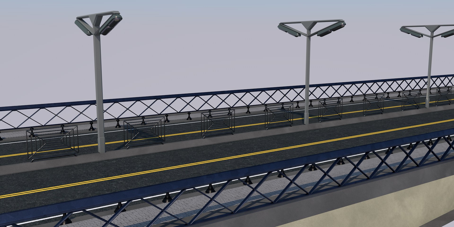 Road Bridge-Ready For Game 3D Model - TurboSquid 1853646