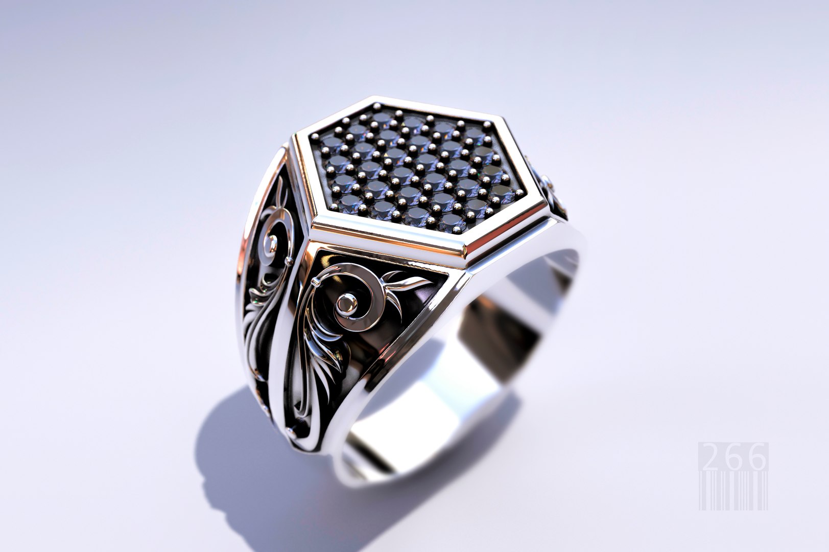 Jewellery Ring Stones Patterns 3D Model - TurboSquid 1339617