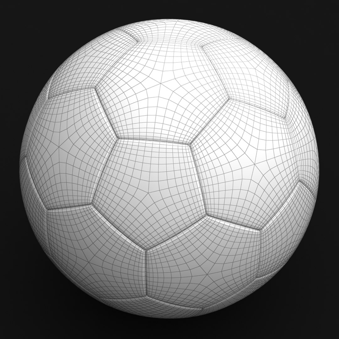 photo realistic soccer ball 3d max