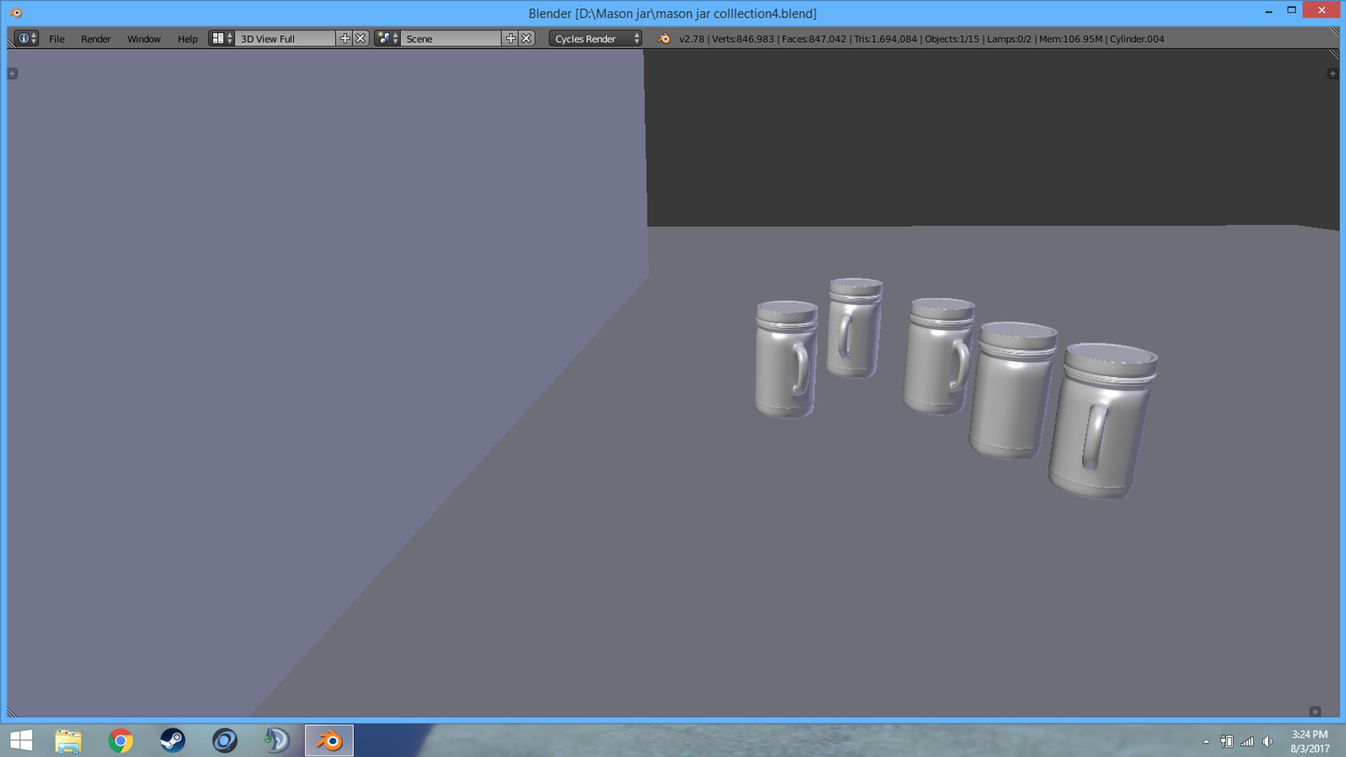 3D mason mugs model https://p.turbosquid.com/ts-thumb/S7/KGBZ7m/TWh8CegC/screenshot42/png/1501799621/1920x1080/fit_q87/55220772884b4351315cb48326943d6a31c9a0e4/screenshot42.jpg