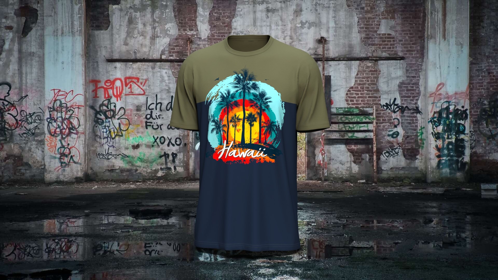 SuperCape Regular Fit 3D Print T shirt