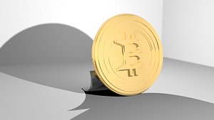 bitcoin - gold print 3D model