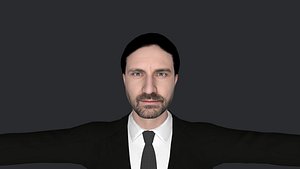 3D Alex Skarbek  Hyper Realistic Full Body Fully Rigged 3D Character