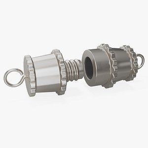 Jewelry Barrel Clasp Silver
