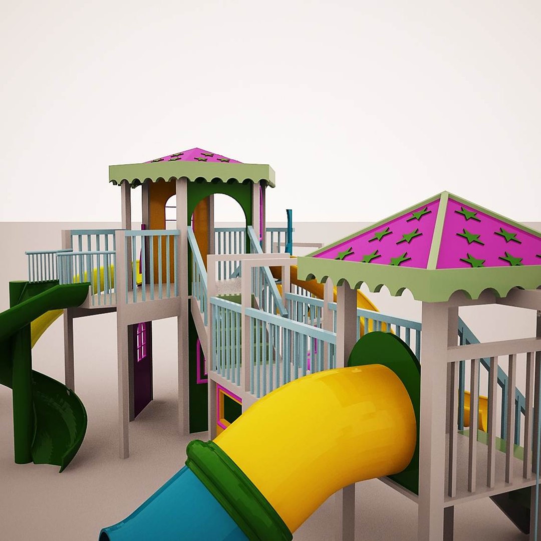 Childs Slide 3D Model - TurboSquid 1334202