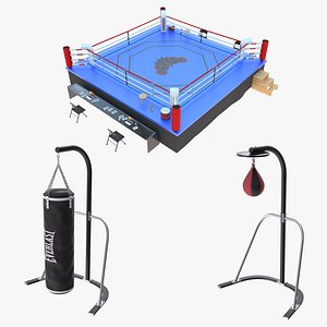 3D Kickboxing Collection model