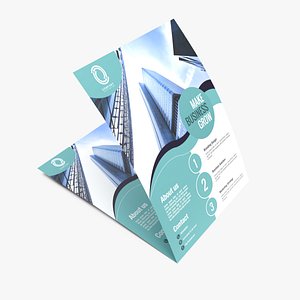 3D flyer design