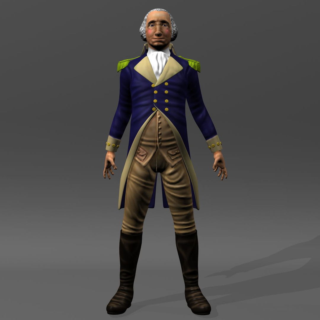 3d Model George Washington