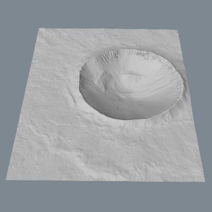 Well-Preserved 3 Kilometer Diameter Impact Crater