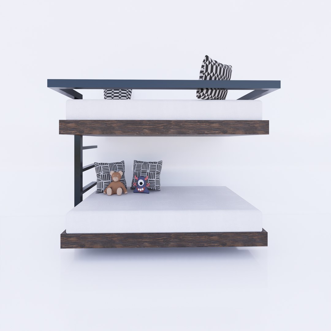 Bunk Bed Revit Family 3D Model TurboSquid 1475015