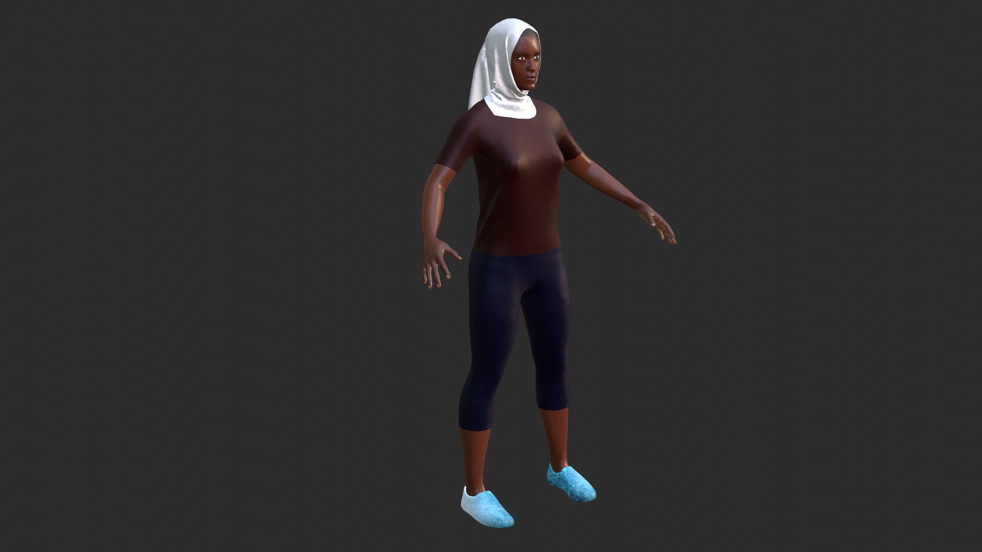 3D Hijab Woman model https://p.turbosquid.com/ts-thumb/S7/gpjieu/Xz/7/png/1652700079/1920x1080/fit_q87/79d57e5ecc8ccdd0e88f0430a0046aca0c13b30f/7.jpg