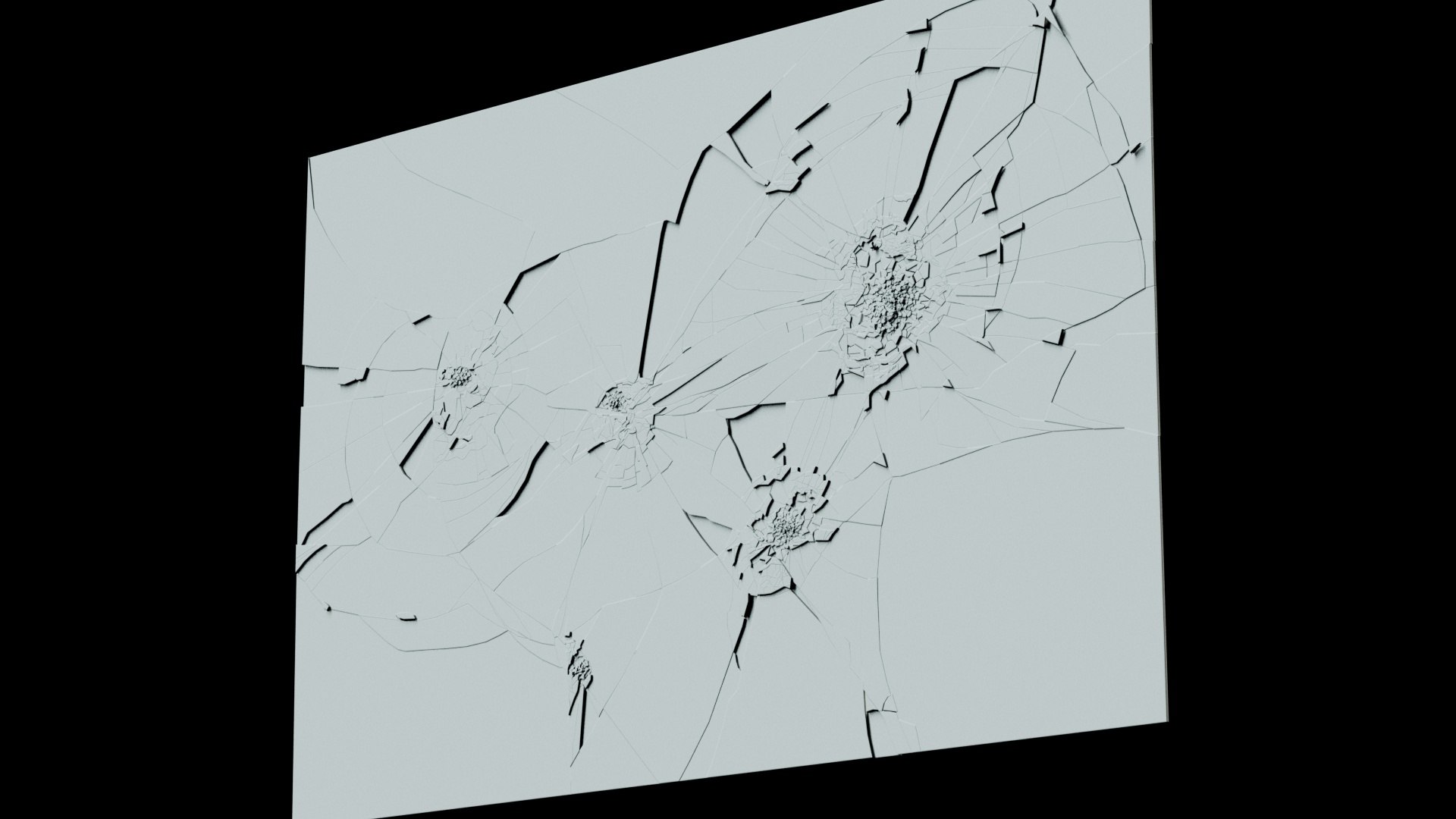 3D Realistic Glass Shatter - TurboSquid 2278654