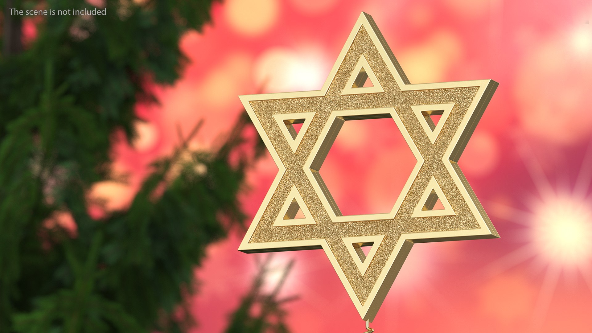 Star David Tree Topper 3D Model - TurboSquid 1685730