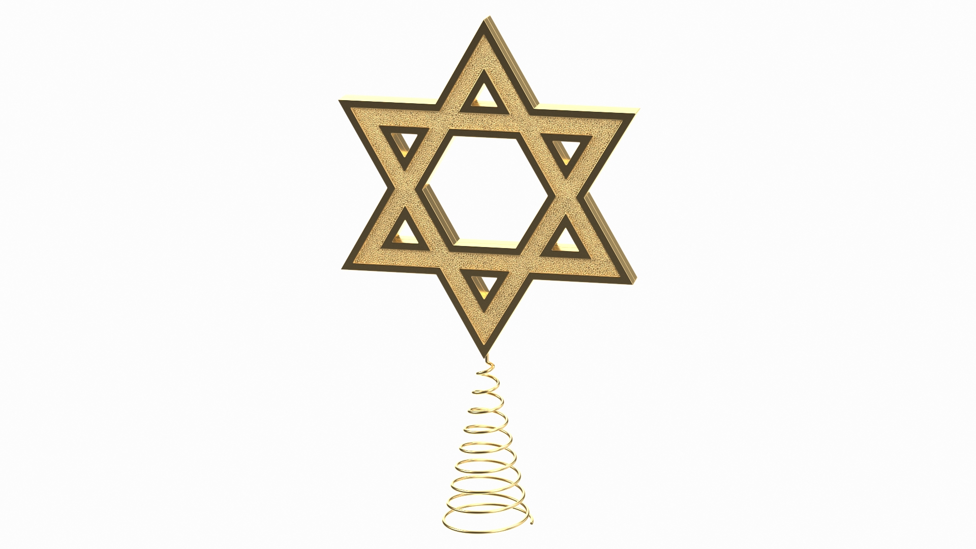 Star David Tree Topper 3D Model TurboSquid 1685730