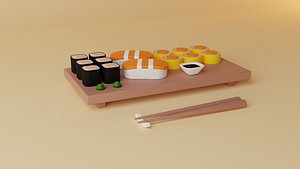 3D Sushi Model