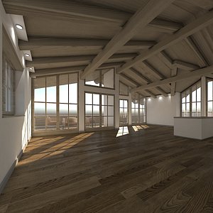 max realistic tyrolean loft scene