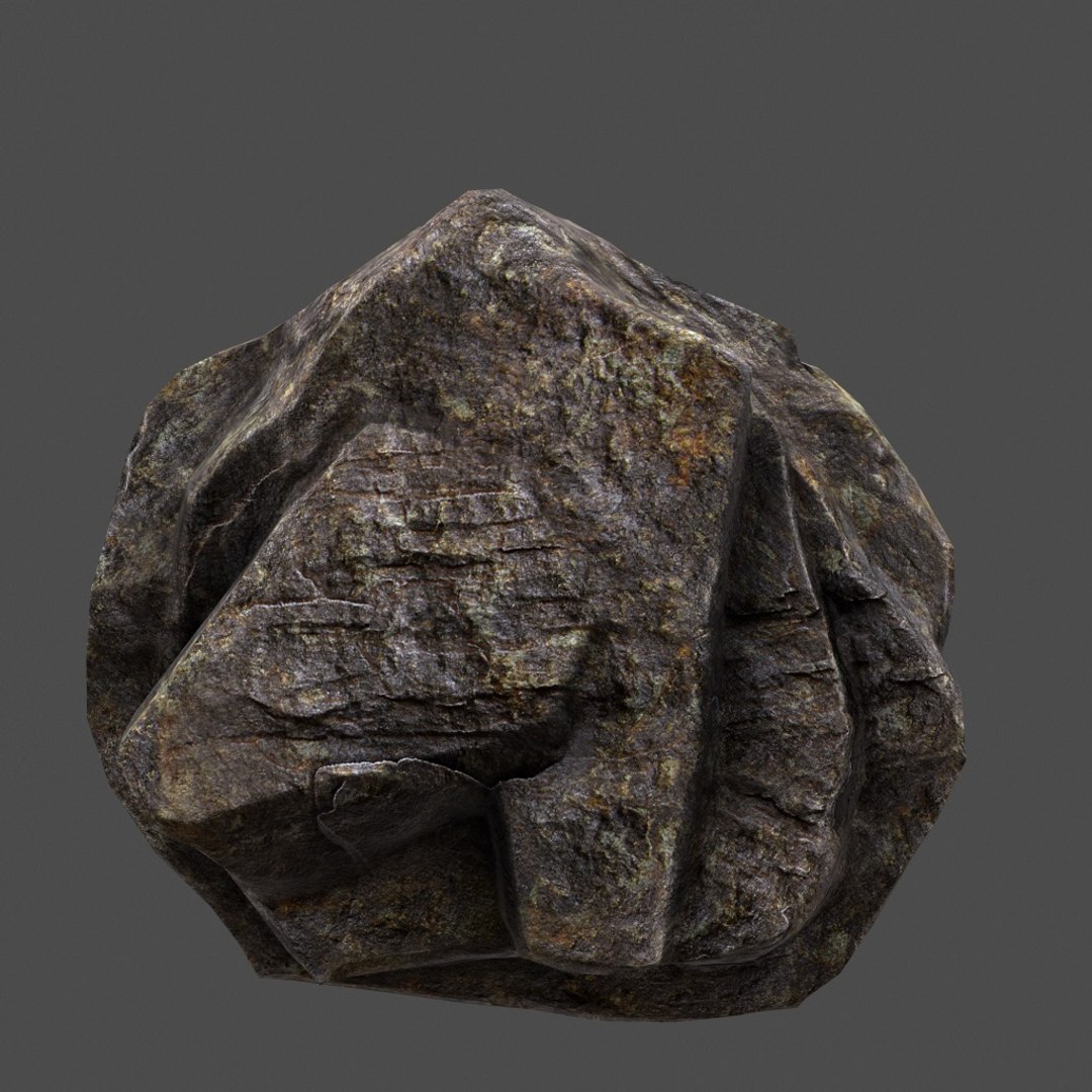 3d model of rock 1