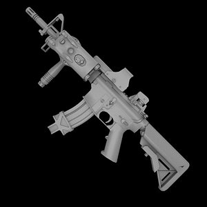 m4 cqb 3d model