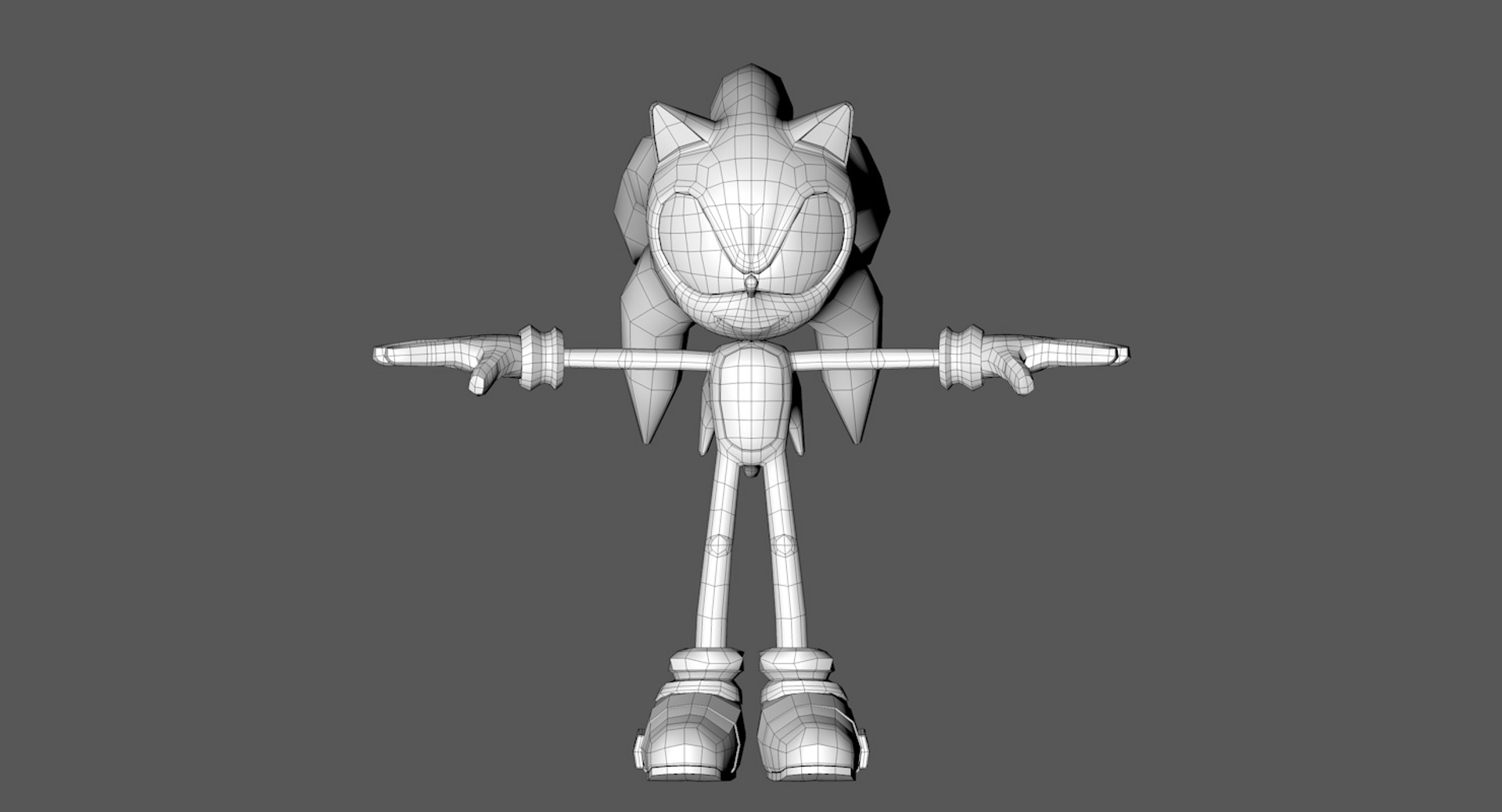 3D Sonic Sega Model - TurboSquid 1410620