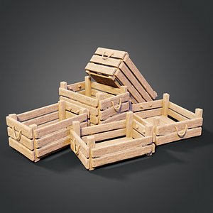3D Medieval boxes