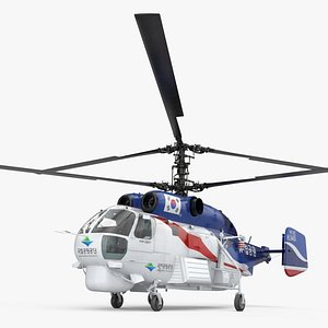 KA-32T Helicopter Operated South Korea with Interior 3D