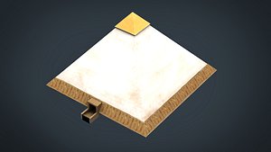 3D egyptian pyramid model