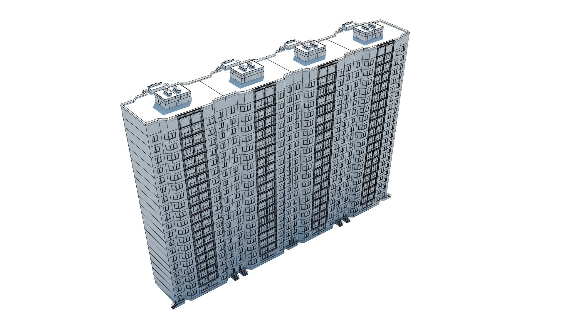 3D Civil Building Model - TurboSquid 1692157