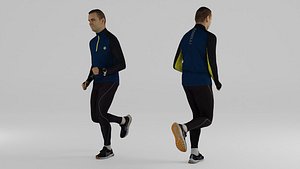3D Man Running Sport 2