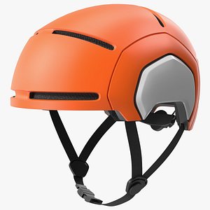 Kids Helmets Orange Generic 3D model