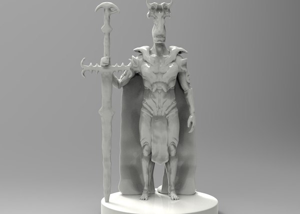 - demon knight print 3D model