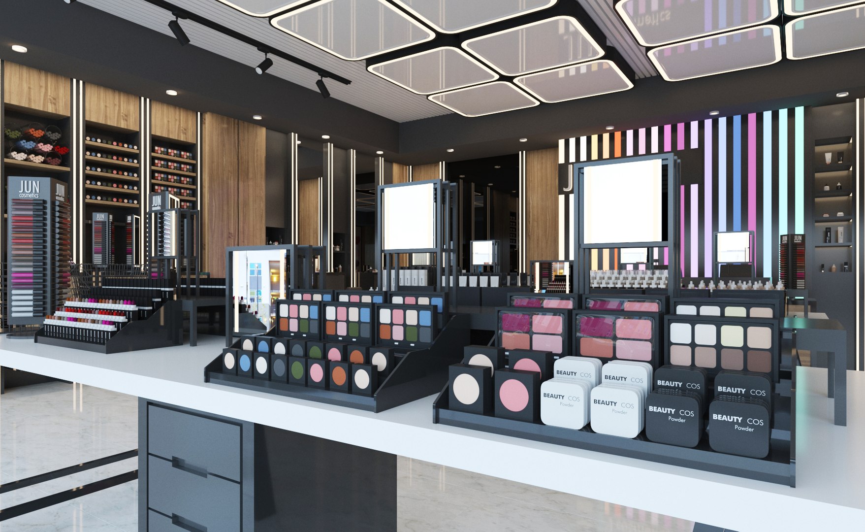 3D Modern Cosmetics Store Interior - TurboSquid 2024320