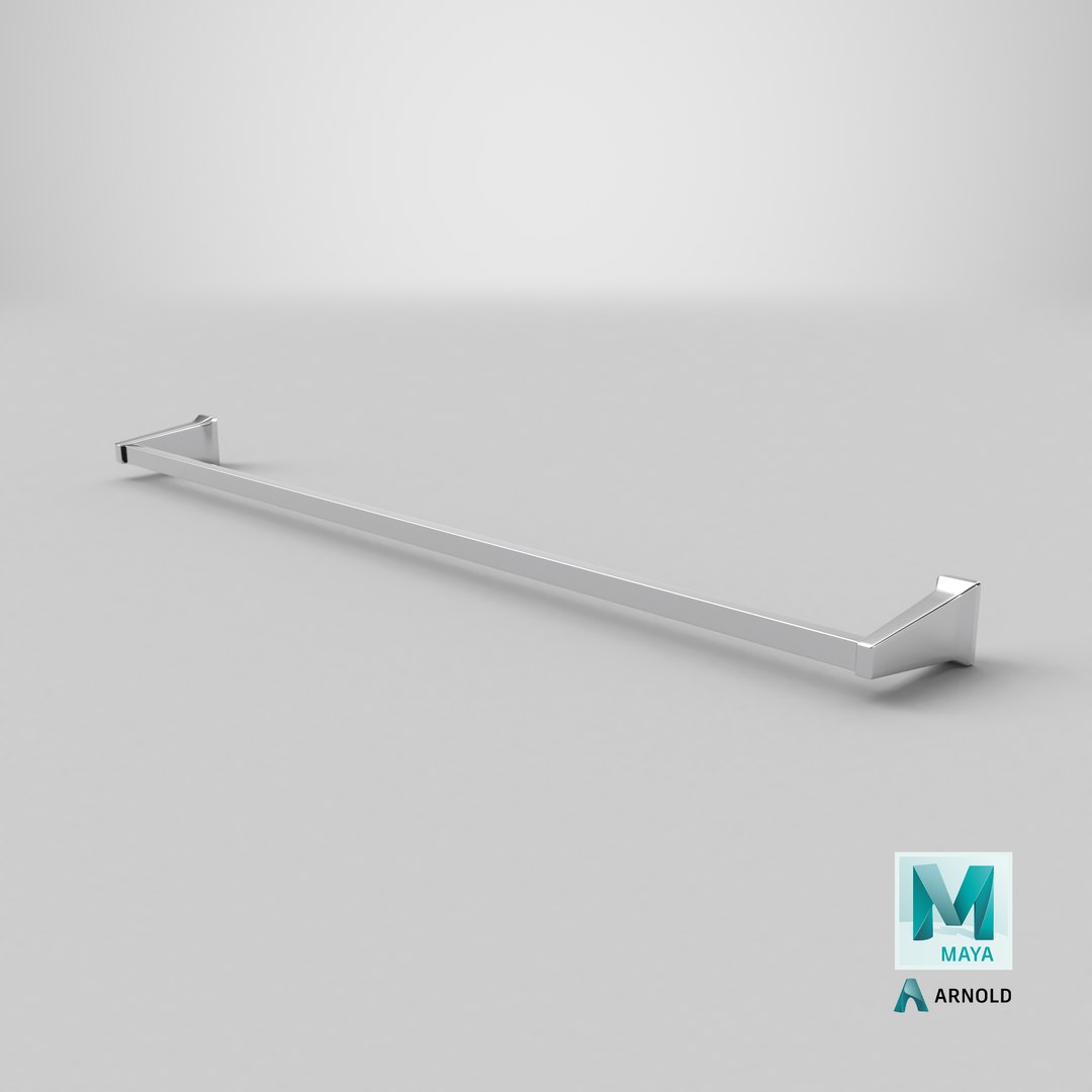 Brushed Chrome Towel Bar 3D model https://p.turbosquid.com/ts-thumb/S8/GV5iKL/G4/stemcell_maya_arnold_render/png/1733959842/1920x1080/fit_q87/7e5ab5a2e7ec18c2e9528e9bca057bee450b757b/stemcell_maya_arnold_render.jpg