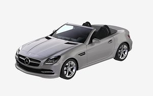 3d model 2012 mercedes slk350