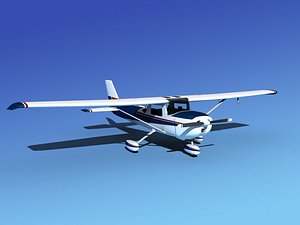3d model propeller cessna 152