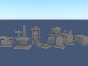 3d 13 tombstone model
