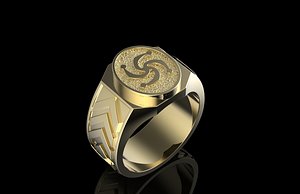Ring with Slavic Symbol