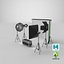 photo real studio equipment 3D model