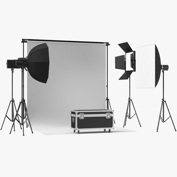 Photo real studio equipment 3D model - TurboSquid 1707994