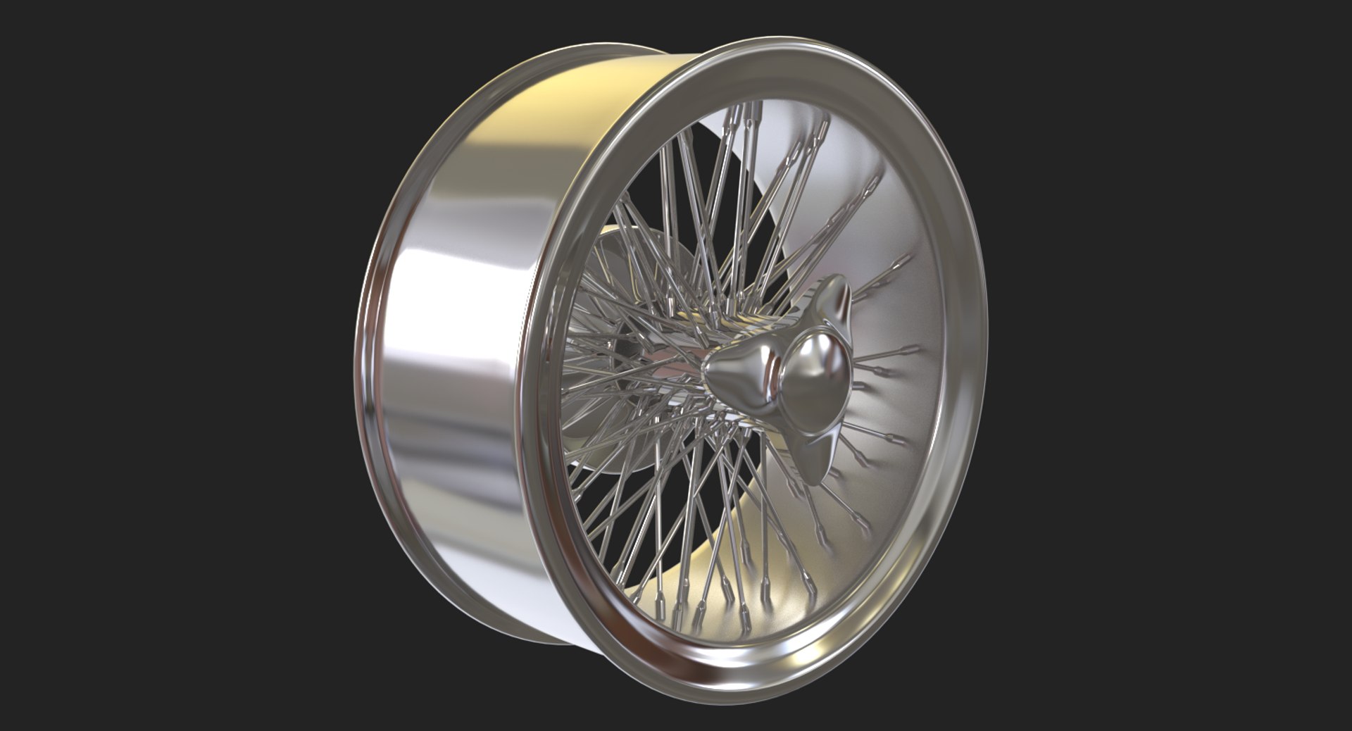 3D Car Alloy Rim Spokes - TurboSquid 1435499